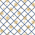 Gold snowflake Christmas background Royalty Free Stock Photo