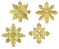 Gold Snowflakes