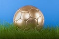 Gold soccer ball