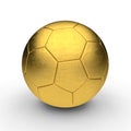 Gold soccer ball