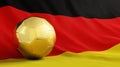 Gold soccer Germany