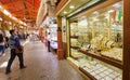 The gold souk or market in Dubai city, Deira. United Arab Emirates Royalty Free Stock Photo