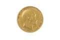 Gold Sovereign Royalty Free Stock Photo