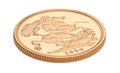 Gold sovereign coin