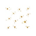 gold sparkling star collection vector Royalty Free Stock Photo