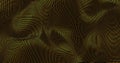 Gold sparkly satin background. Glamour satin texture 3D rendering