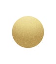 Gold speckled circle