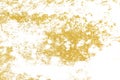 Gold splashes Texture. Brush stroke design element. Royalty Free Stock Photo