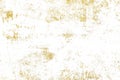 Gold splashes Texture. Brush stroke design element. Royalty Free Stock Photo