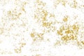 Gold splashes Texture. Brush stroke design element Royalty Free Stock Photo