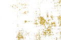 Gold splashes Texture. Brush stroke design element Royalty Free Stock Photo