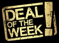 gold stamp with text deal of the week Royalty Free Stock Photo