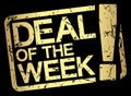 gold stamp with text deal of the week