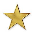 Gold Star Royalty Free Stock Photo