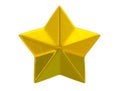 Gold star Royalty Free Stock Photo