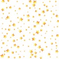 Gold star background. Golden stars vector illustration. Royalty Free Stock Photo