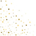 Gold star background. Golden stars vector illustration Royalty Free Stock Photo