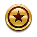 Gold Star Coin Medal