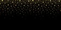 Gold star. Golden shooting stars. Falling star. Sparkle stardust. Gold starry. Scatter sparks. Random glitter particle. Irregular