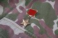 The Gold Star medal is a special insignia that identifies recipients of the title 