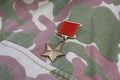 The Gold Star medal is a special insignia that identifies recipients of the title 