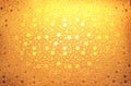 Gold stars abstract festive background, christmas, new year back Royalty Free Stock Photo
