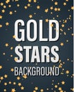 Gold Stars Bakground