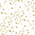 Gold Stars Faux Foil Metallic Star White Background Royalty Free Stock Photo