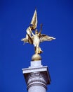 Gold statue atop World War I Memorial, Washington DC