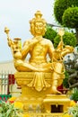 Gold statue of Brahma