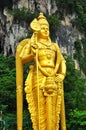 Gold Statue of Hindu Royalty Free Stock Photo