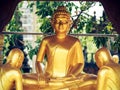 Gold statue in sihanoukville