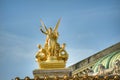 Gold statues, Paris Opera Center
