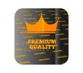 Gold sticker premium quality