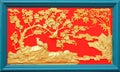 Gold stucco design of native chinese style