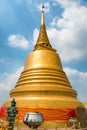 Gold stupa of Wat Saket temple in Bangkok