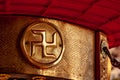 Gold Swastika at Asakusa Shrine, Tokyo