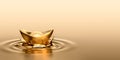 Gold Sycee - Yuanbao Royalty Free Stock Photo
