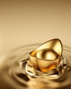 Gold Sycee - Yuanbao Royalty Free Stock Photo