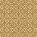 Gold symmetry pattern and geometric golden design, metallic ornament