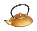 Gold teapot Royalty Free Stock Photo