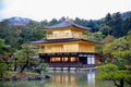 Gold temple in kyoto japan