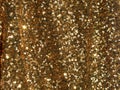 Gold textile embroidered with sequins shiny texture Royalty Free Stock Photo