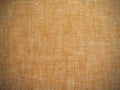 Gold texture linen fabric. Vintage fabric texture. Royalty Free Stock Photo