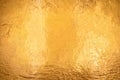 Gold texture with stone background. Detail of Golden surface made from rock