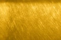 Gold texture wall. Scratched yellow gold background seamless