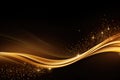 Gold themed background large copy space - stock picture backdrop