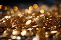 Gold themed background stock photo Royalty Free Stock Photo