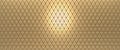 Gold tiled triangular abstract background. Extruded triangles surface.