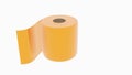 gold toilet paper. Concept of the price idea , illustration of high demand